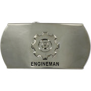 Navy Enlisted Specialty Belt Buckle: Engineman: EN