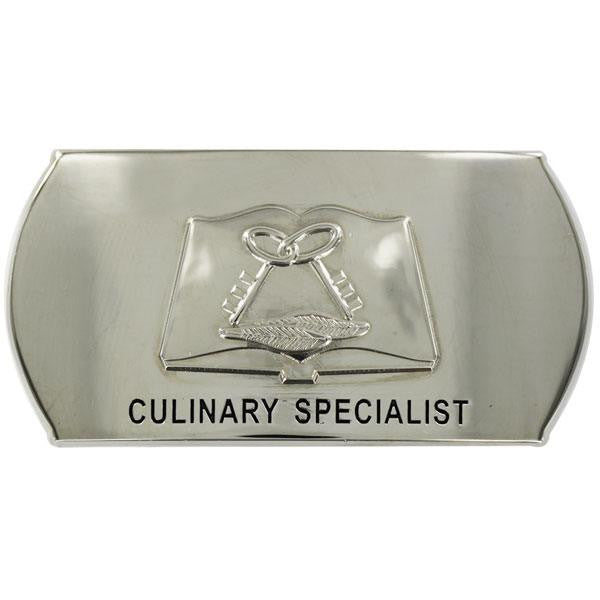 Navy Enlisted Specialty Belt Buckle: Culinary Specialist: CS