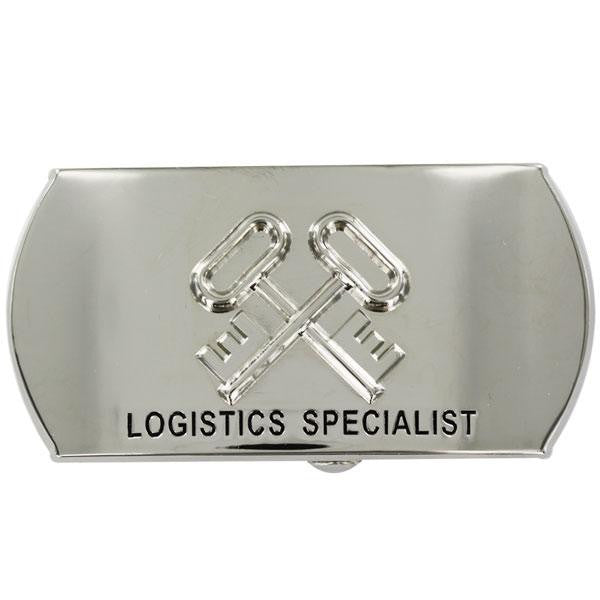 Navy Enlisted Specialty Belt Buckle: Logistics Specialist: SK LS