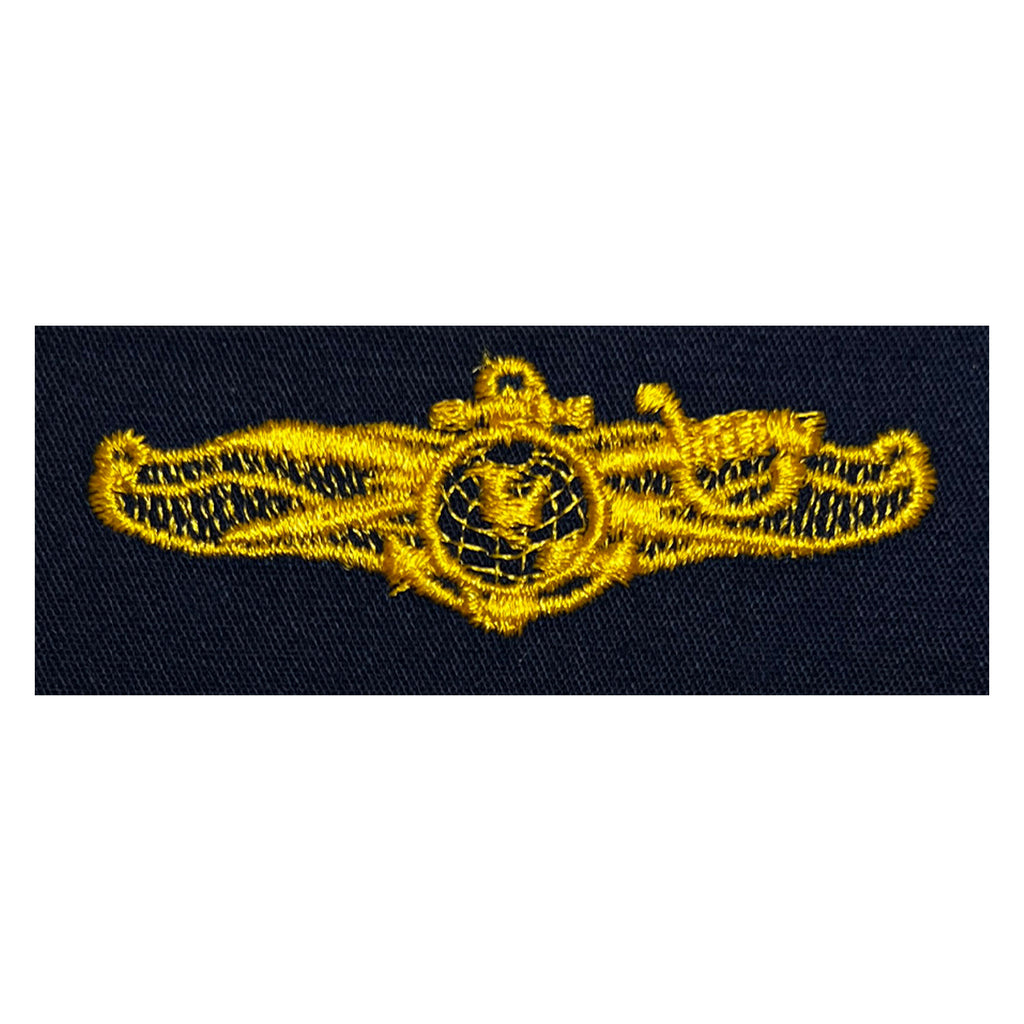 Navy Embroidered Badge: Information Dominance Warfare Officer - embroidered on coverall
