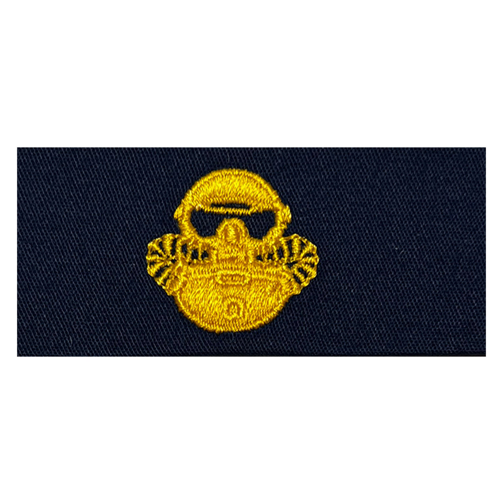 Navy Embroidered Badge: Marine Corps Combatant Diver - embroidered on coverall