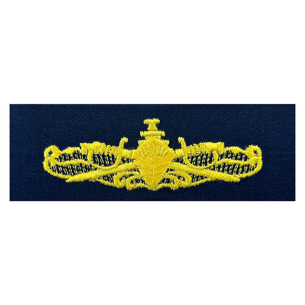 Navy Embroidered Badge: Surface Warfare Officer - coverall