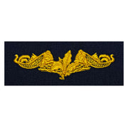 Navy Embroidered Badge: Submarine Supply - embroidered on coverall