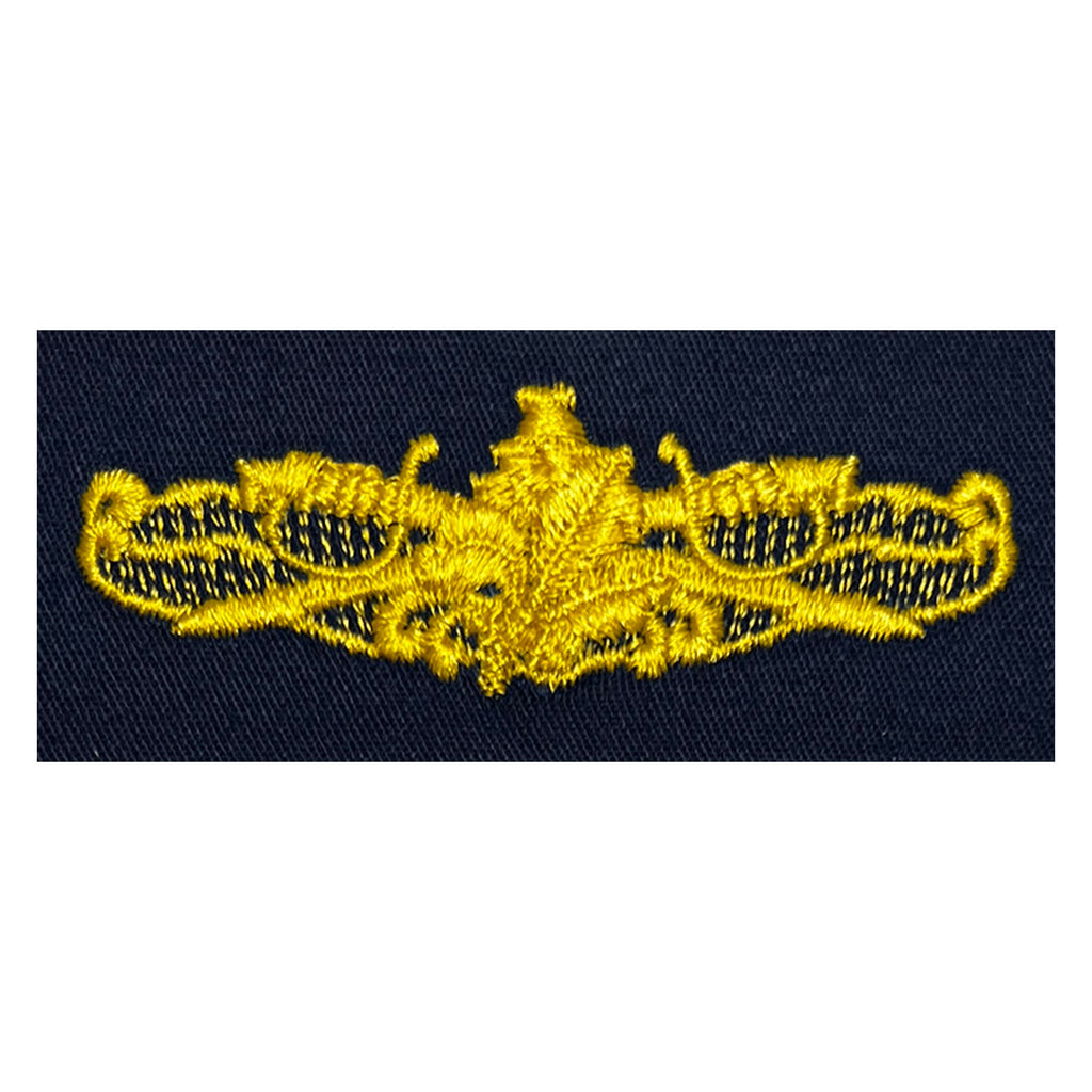 Navy Embroidered Badge: Surface Warfare Supply Officer - coverall