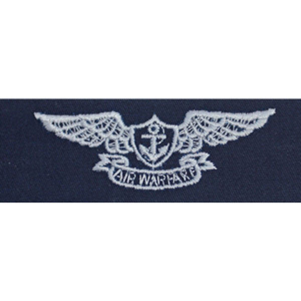 Navy Embroidered Badge: Air Warfare - embroidered on coverall
