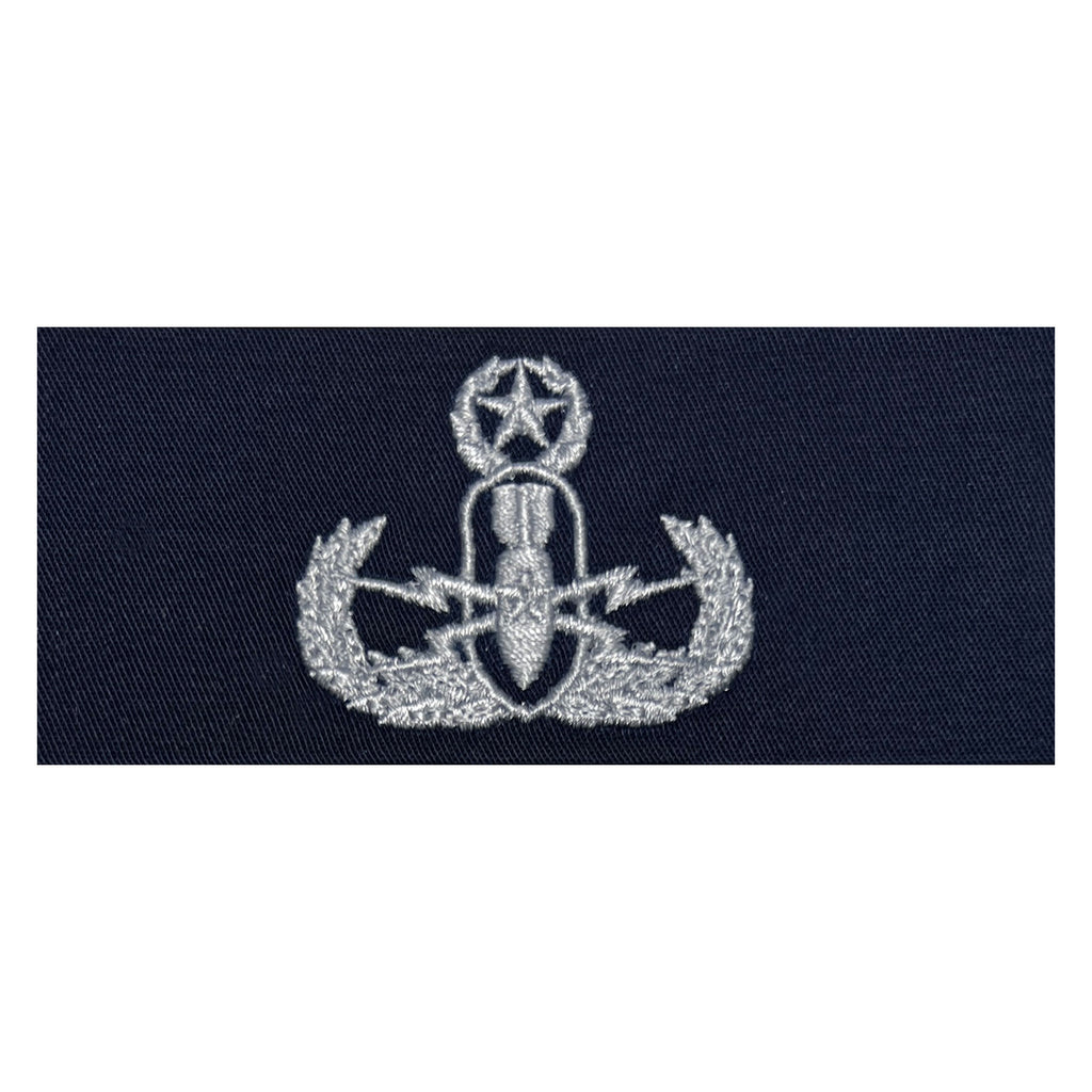 Navy Embroidered Badge: Master Explosive Ordnance Disposal - coverall