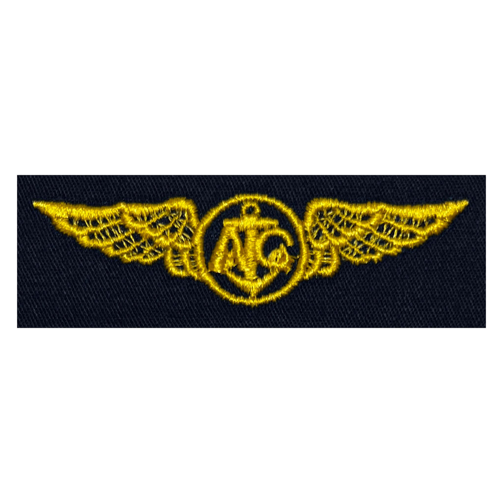 Navy Embroidered Badge: Air Crew - embroidered on coverall