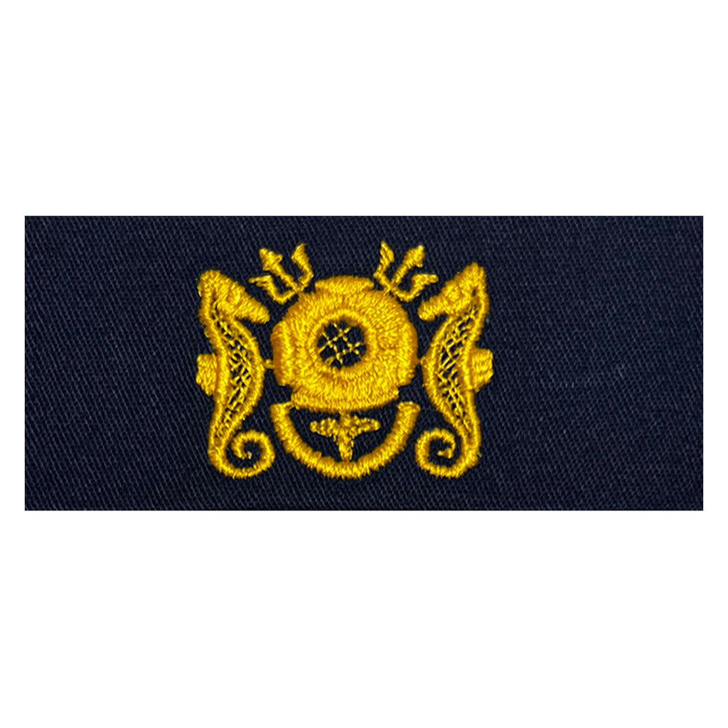 Navy Embroidered Badge: Diving Medical Officer - coverall