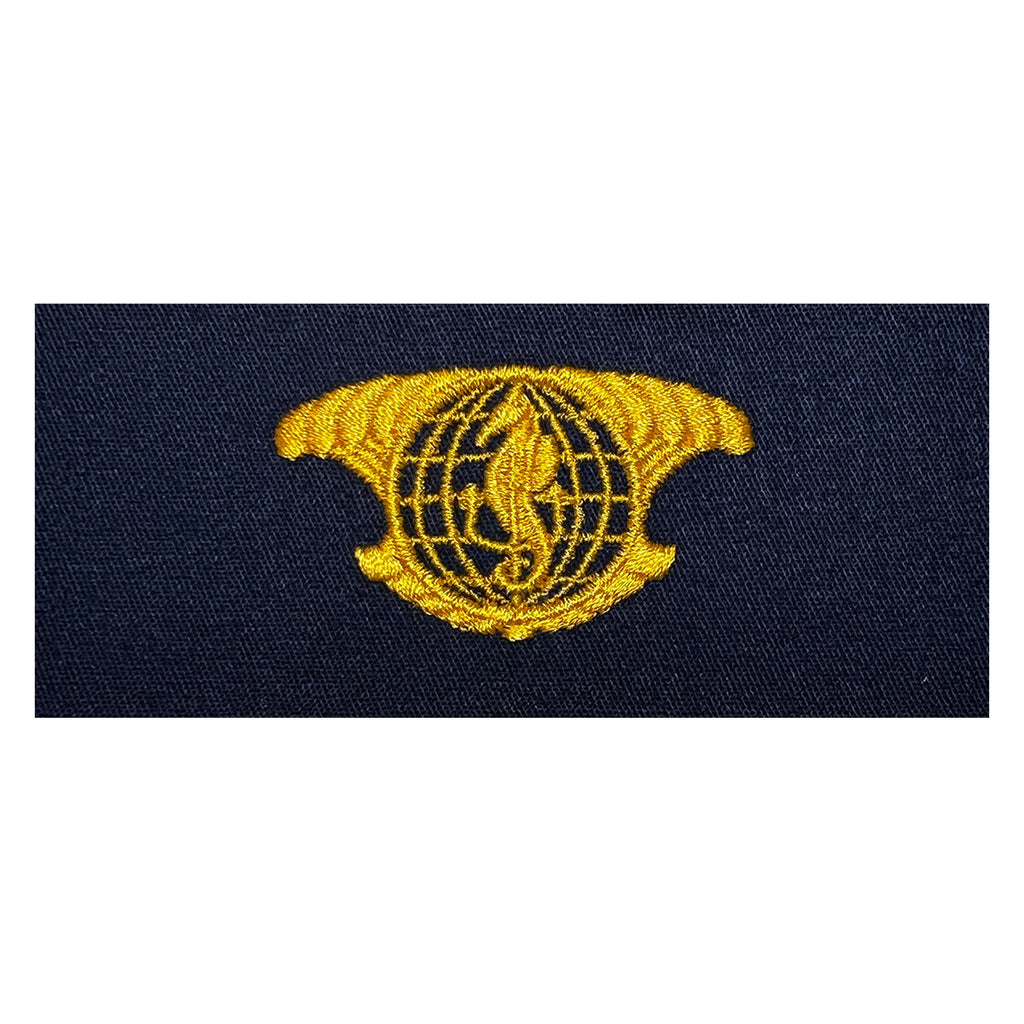 USN IUSS Officer Coverall Embroidered Badge Vanguard Industries