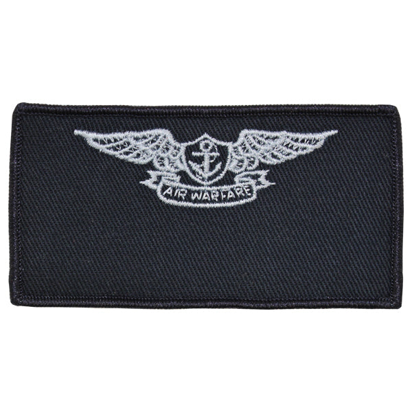 Navy FRV Cloth Blank Name-tag: Aviation Warfare Specialist with Hook
