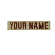 Air Force Name Tape: Individual Name - embroidered on OCP with Hook Closure