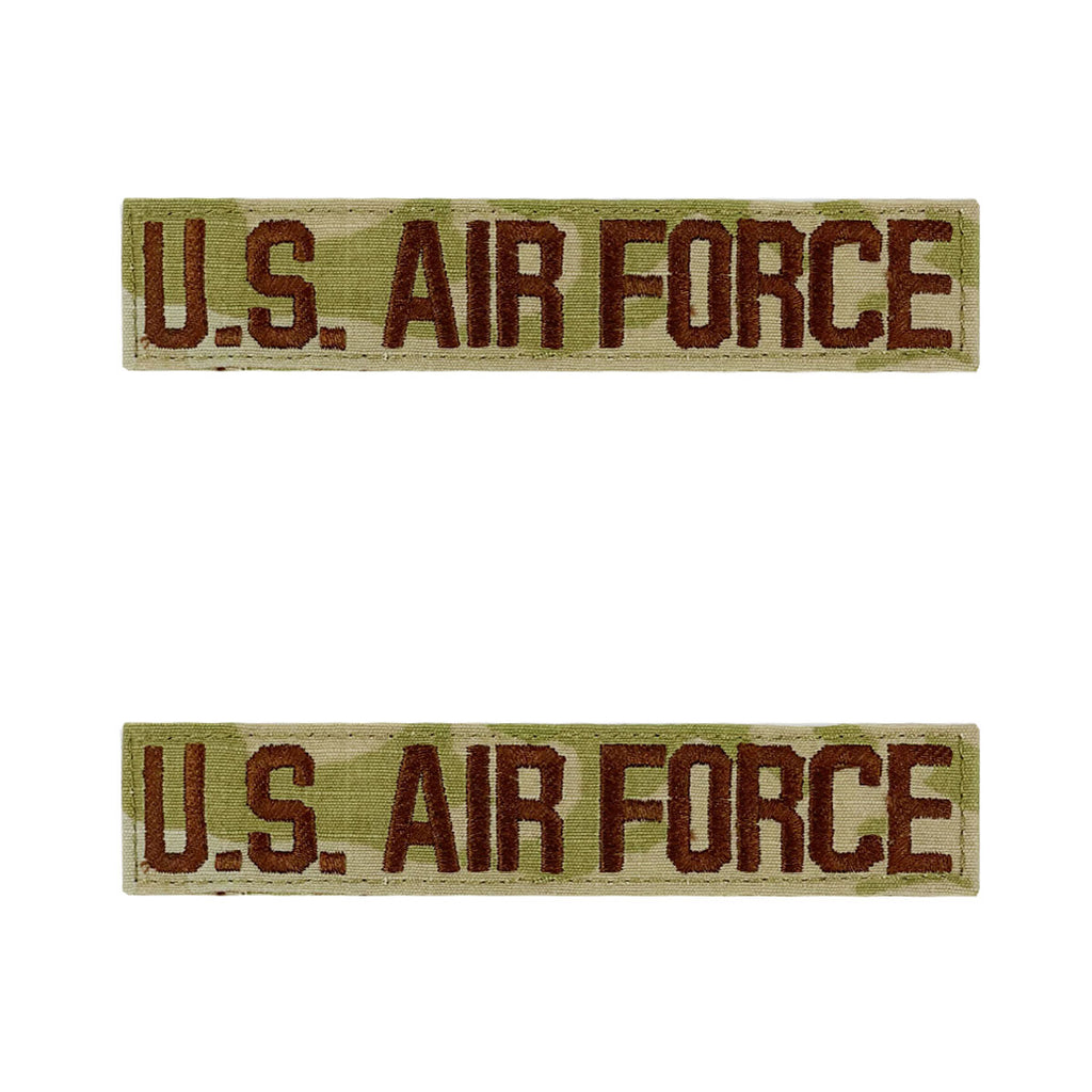 Air Force Tape: U.S. Air Force - embroidered on OCP with hook