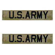 Army Name Tape: U.S. Army - embroidered on OCP with Hook