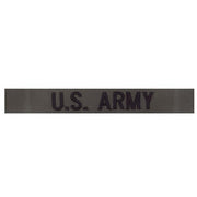 Army Tape: U.S. Army - black embroidered on olive drab