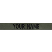 Young Marines Individual Name Tape Embroidered on Olive Drab