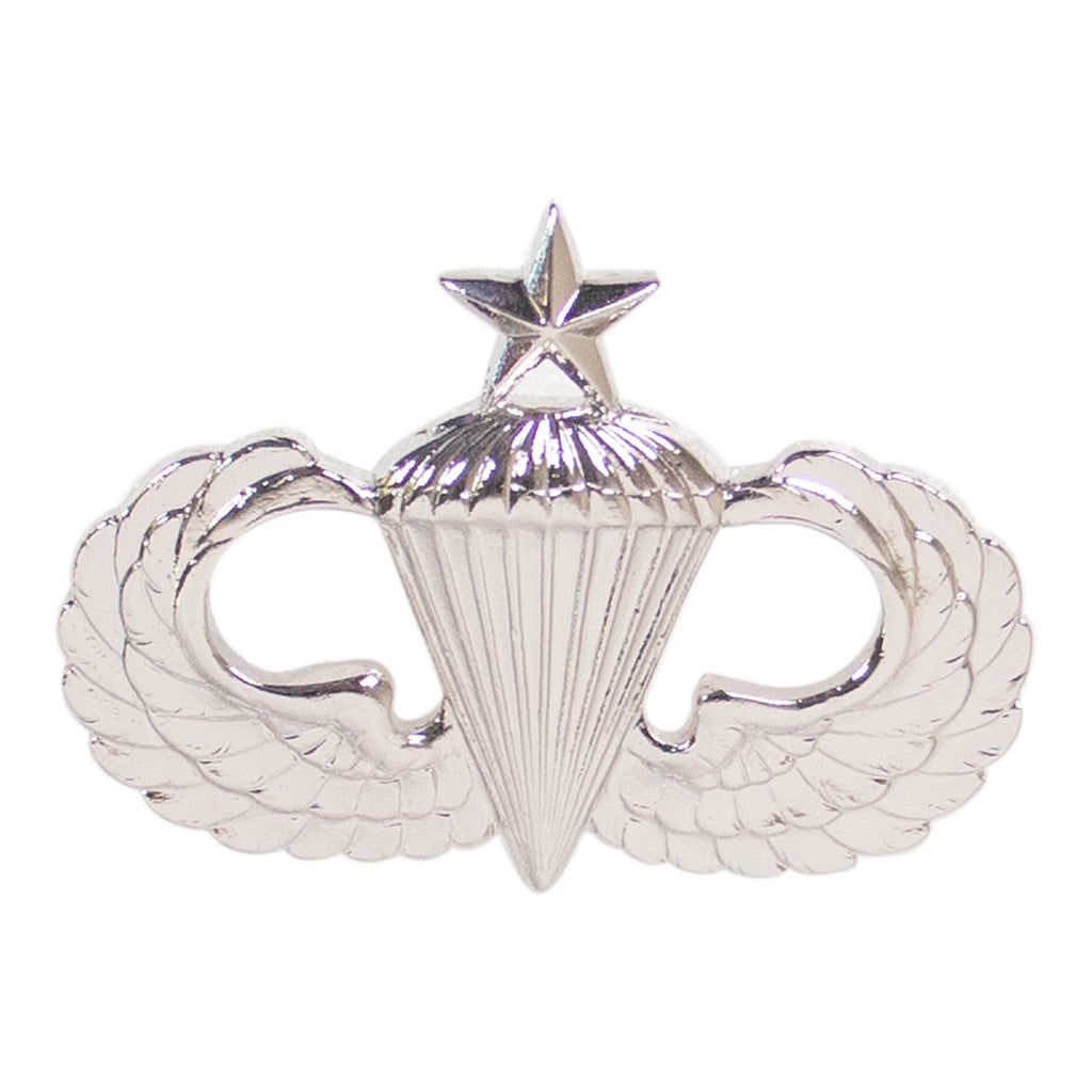 Breast Badge: Senior Parachute - regulation size, mirror finish