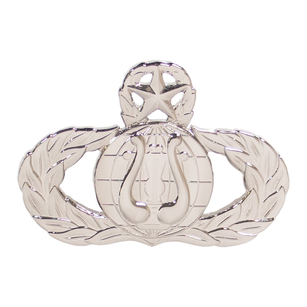 Air Force Badge: Band: Master - regulation size