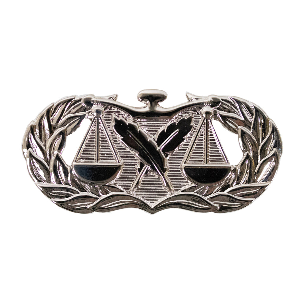 Air Force Badge: Paralegal - regulation size