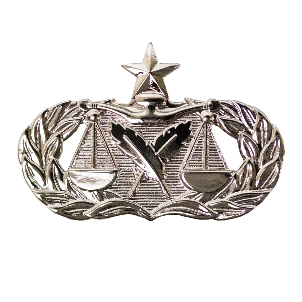 Air Force Badge: Paralegal: Senior - regulation size