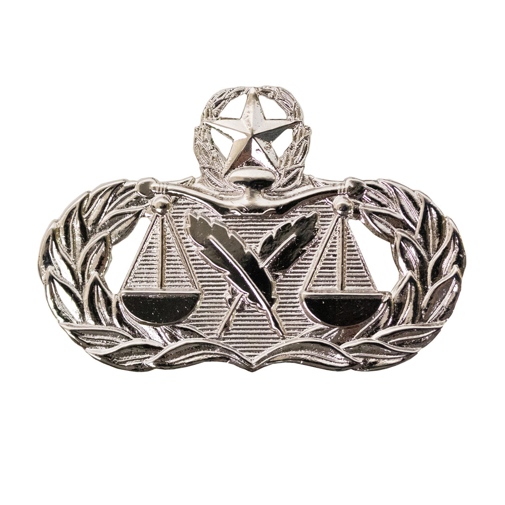 Air Force Badge: Paralegal: Master - regulation size