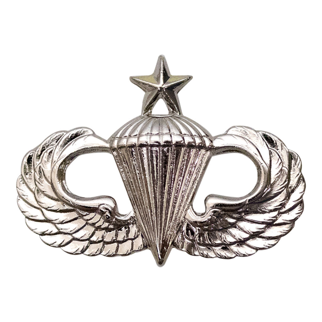 Army Dress Badge: Senior Parachutist - miniature, mirror finish