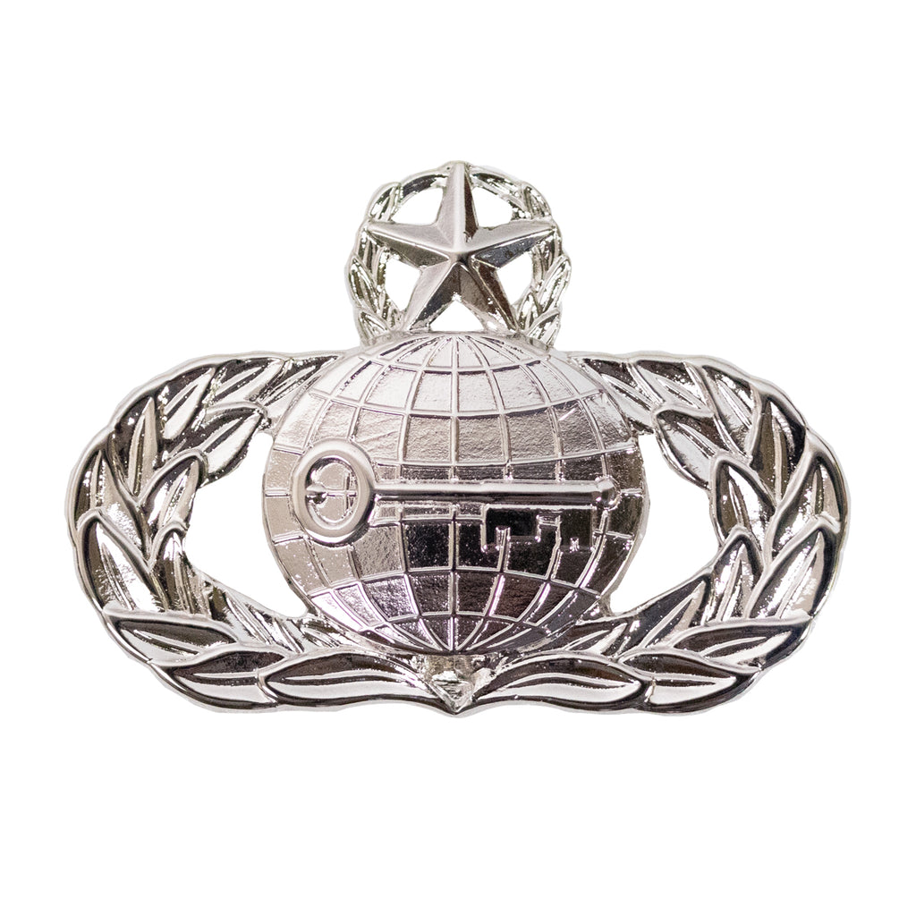 Air Force Badge: Intelligence: Master - midsize