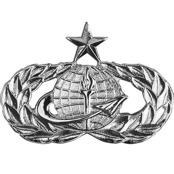 Air Force Badge: Officer Force Support: Senior - midsize