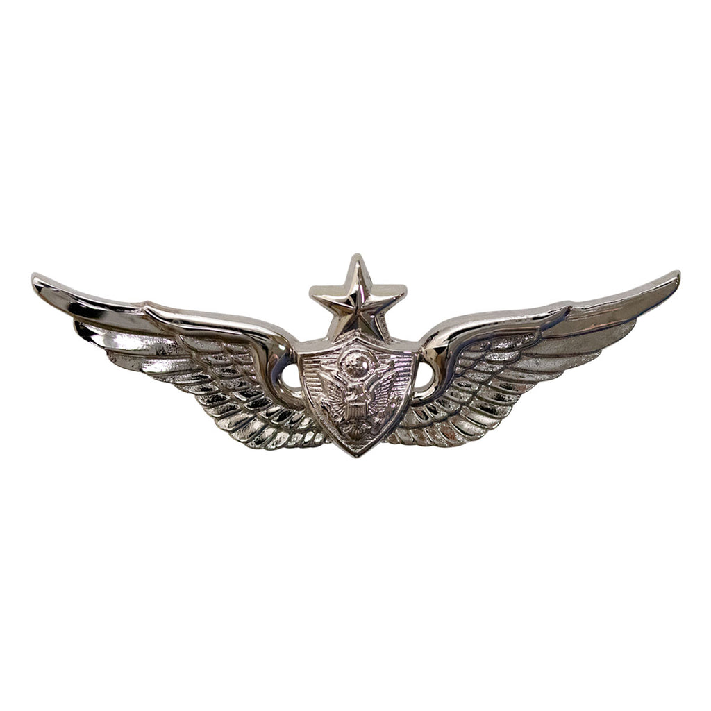 Army Badge: Senior Aircraft Crewman: Aircrew - regulation size, mirror finish