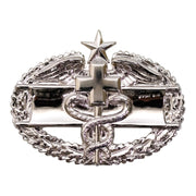 Army Badge: Combat Medical Second Award - mirror finish