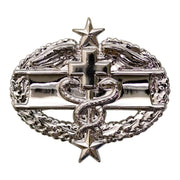 Army Badge: Combat Medical Third Award - mirror finish