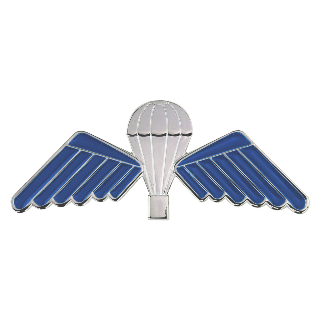 Badge: Australian Jump Wings - Silver/Blue Regulation size