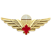 Badge: Canadian Jump Wings - Gold Regulation size