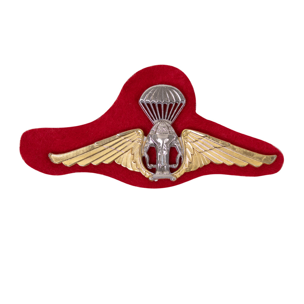 Badge: Thailand Jump Wings - with red felt backing Regulation size