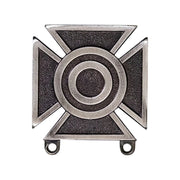 Army Badge: Sharpshooter - regulation size, silver oxidized