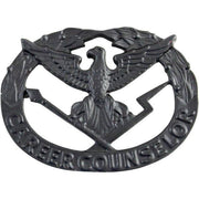 Army Badge: Career Counselor - black metal