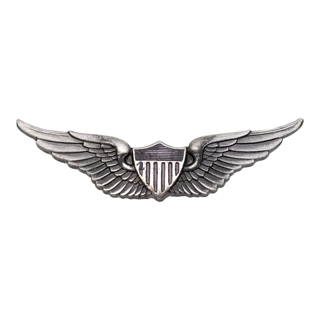 Army Dress Badge: Aviator - miniature, silver oxidized