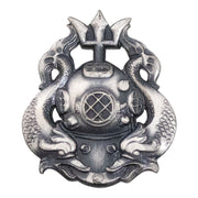 Army Dress Badge: Master Diver - silver oxidized