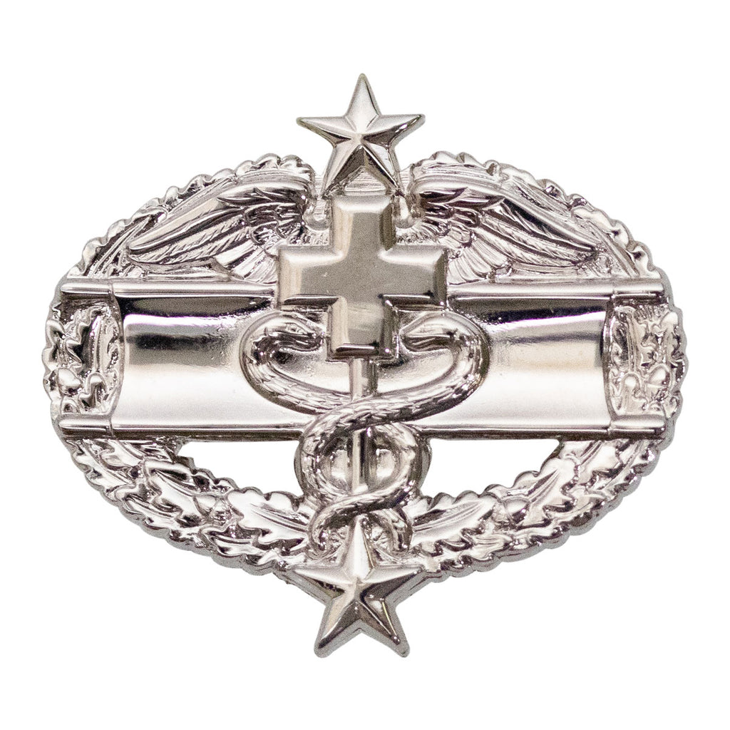 Army Dress Badge: Combat Medical Third Award - miniature, mirror finish