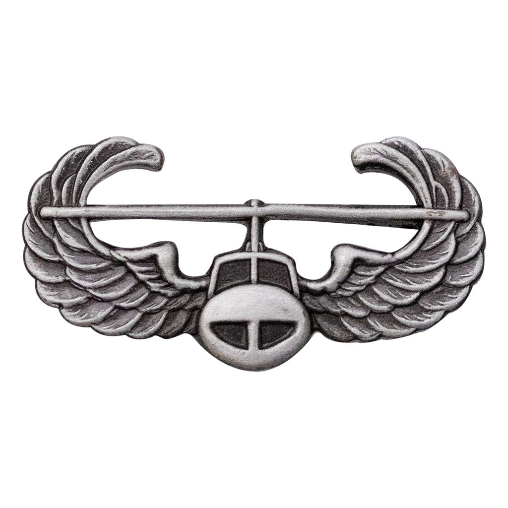 Army Dress Badge: Air Assault - miniature, silver oxidized