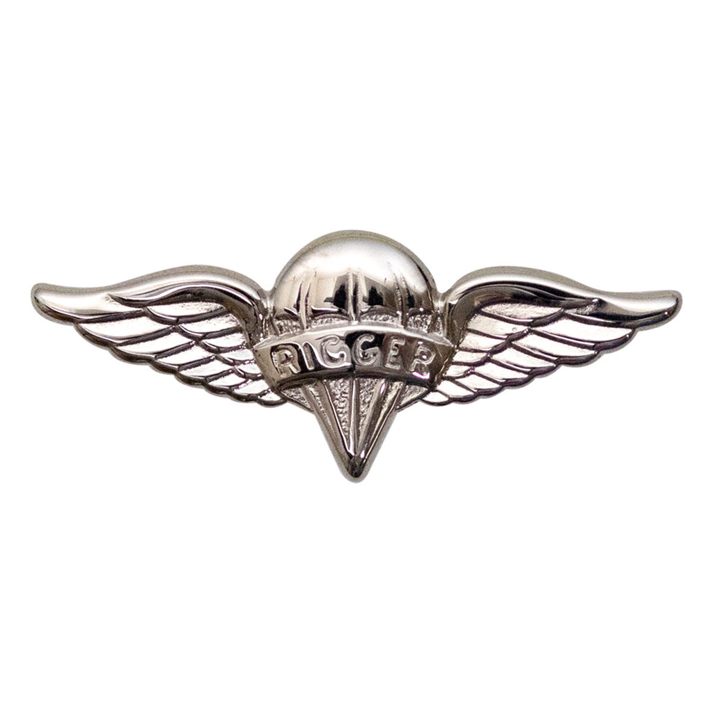 Army Miniature Mirror Finish Parachute Rigger Dress Badge – Vanguard ...