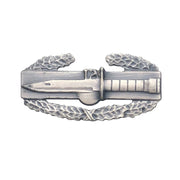 Army Badge: Combat Action - Miniature, Blouse, Silver Oxidized