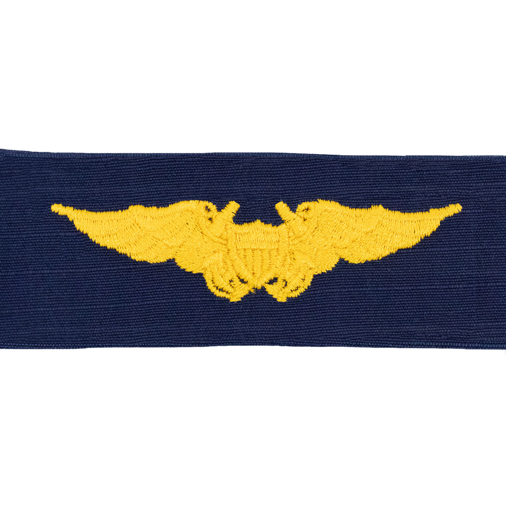 Coast Guard Embroidered Badge: Flight Officer - Ripstop fabric