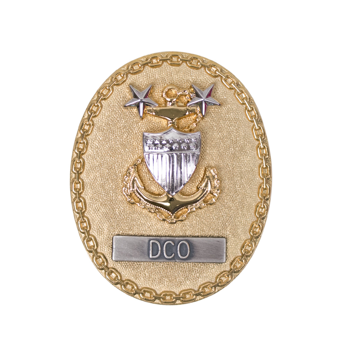 Coast Guard Badge: Enlisted Advisor E9 DCO: regulation size