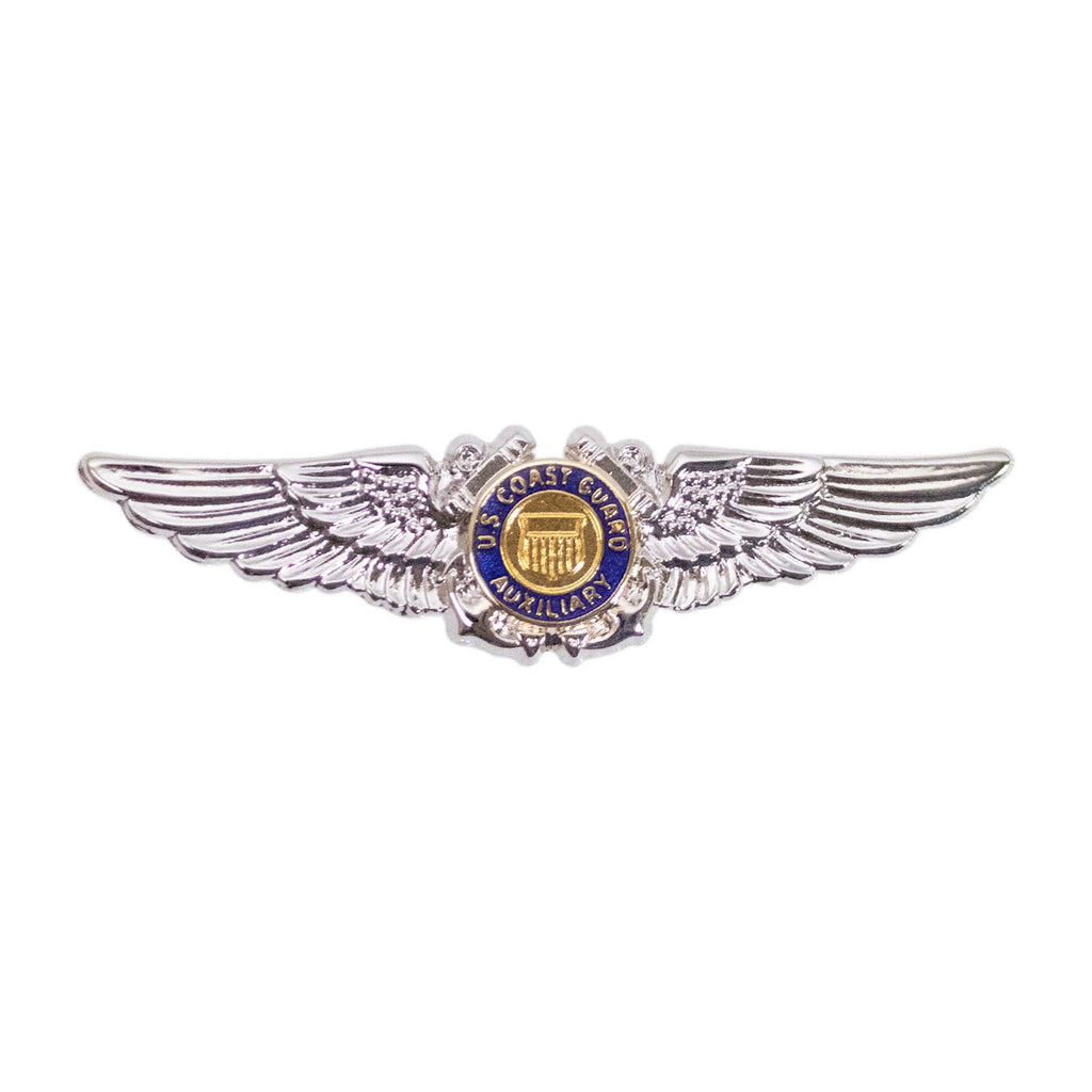 USCG Auxiliary Miniature Aviator Wings Badge – Vanguard Industries