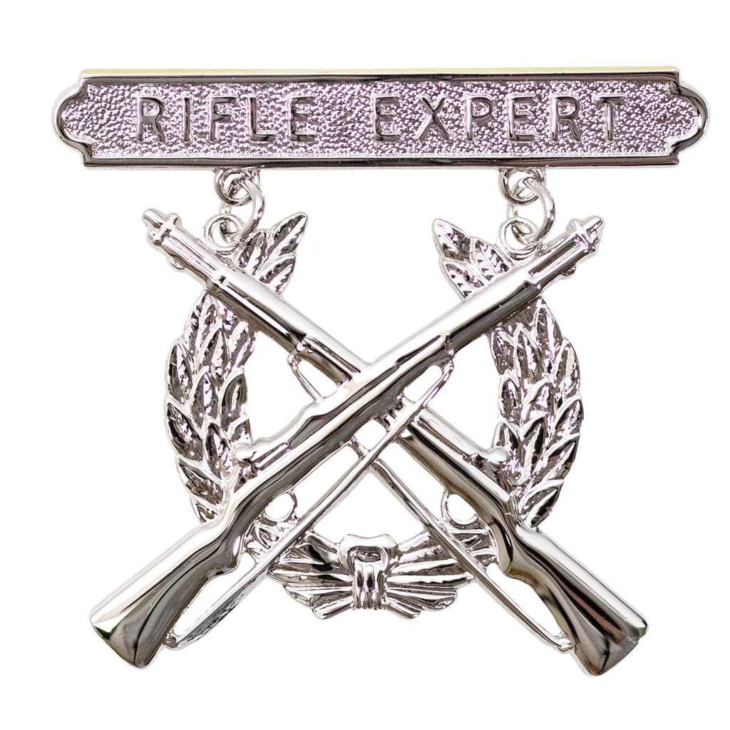 Police Distinguished Expert Rifle Ribbon Army Rifle Qualification Badges