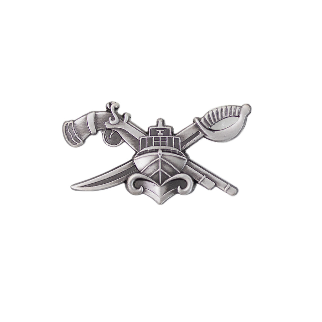 Naval Special Warfare Combatant-Craft Crewman Basic SWCC - Miniature size, Oxidized