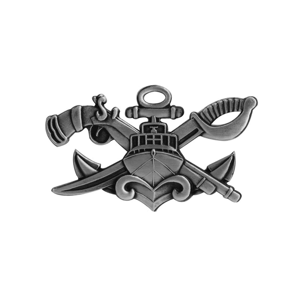 Naval Special Warfare Combatant-Craft Crewman Senior SWCC - Miniature size, Oxidized