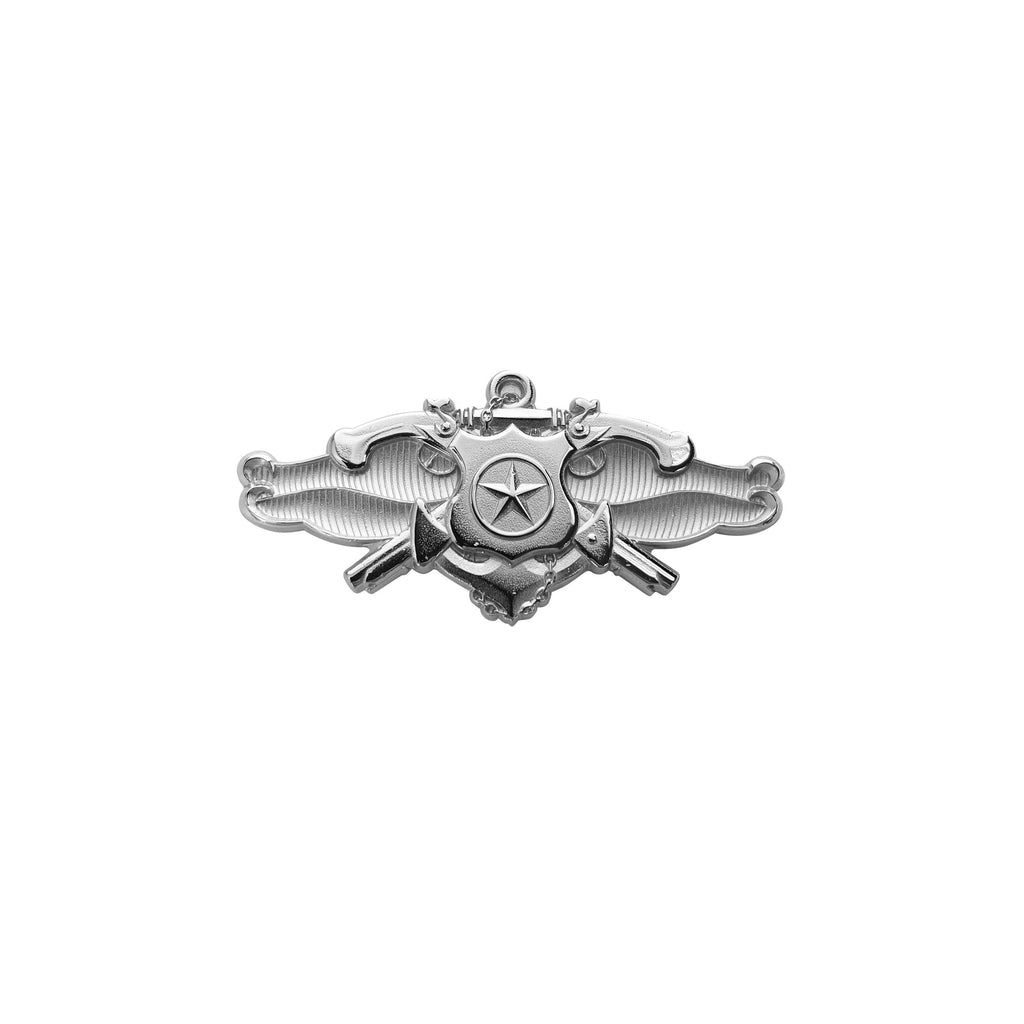 Navy Badge: Senior Security Forces Specialist - miniature size mirror finish
