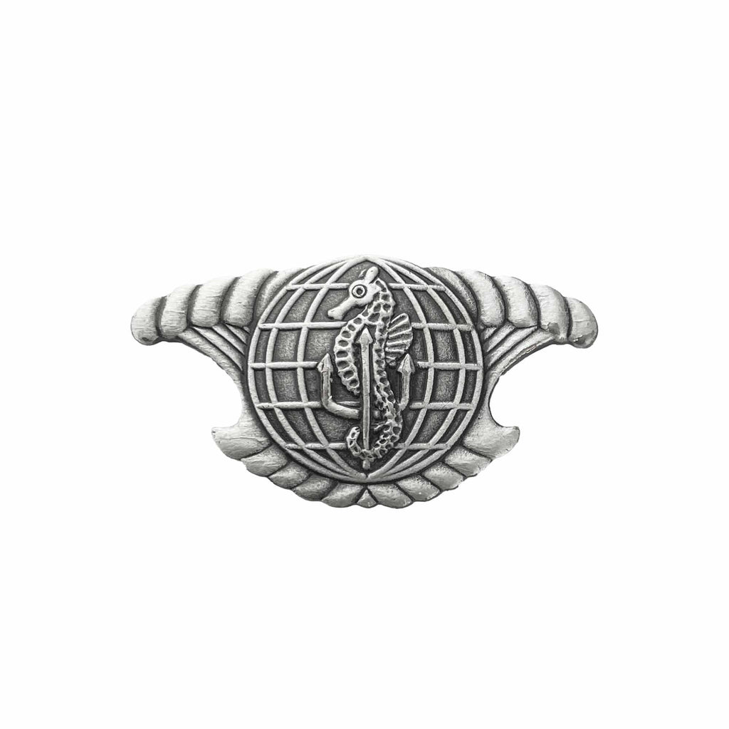 Navy Badge: Integrated Undersea Surveillance System Enlisted - miniature, oxidized