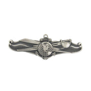 Navy Badge: Enlisted Information Dominance Warfare - miniature oxidized